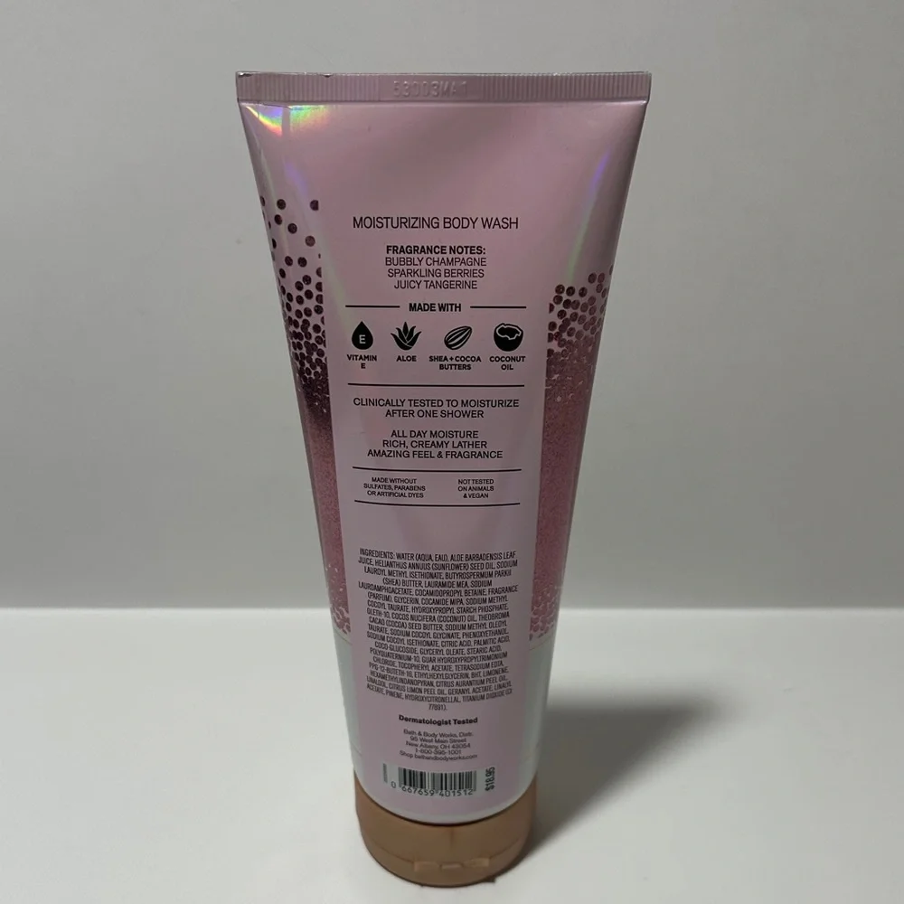 NEW Bath & Body Works Champagne Toast Moisturizing Body Wash - 10 oz